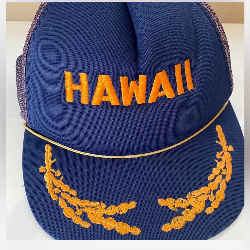 Hawaii intercontinental imports trucker mesh hat unisex double oak leaves